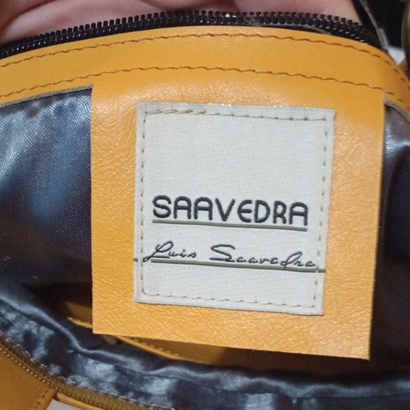 Quilted Mustard Handbag - Picture 2 of 6